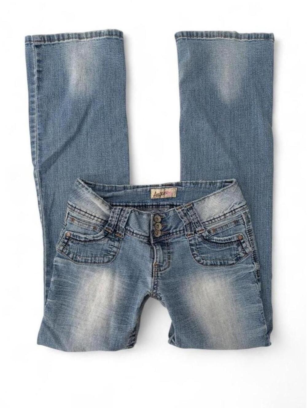 Y2K Angels Low Rise Bootcut Jeans